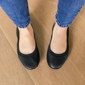 Black Foldable Ballet Flat